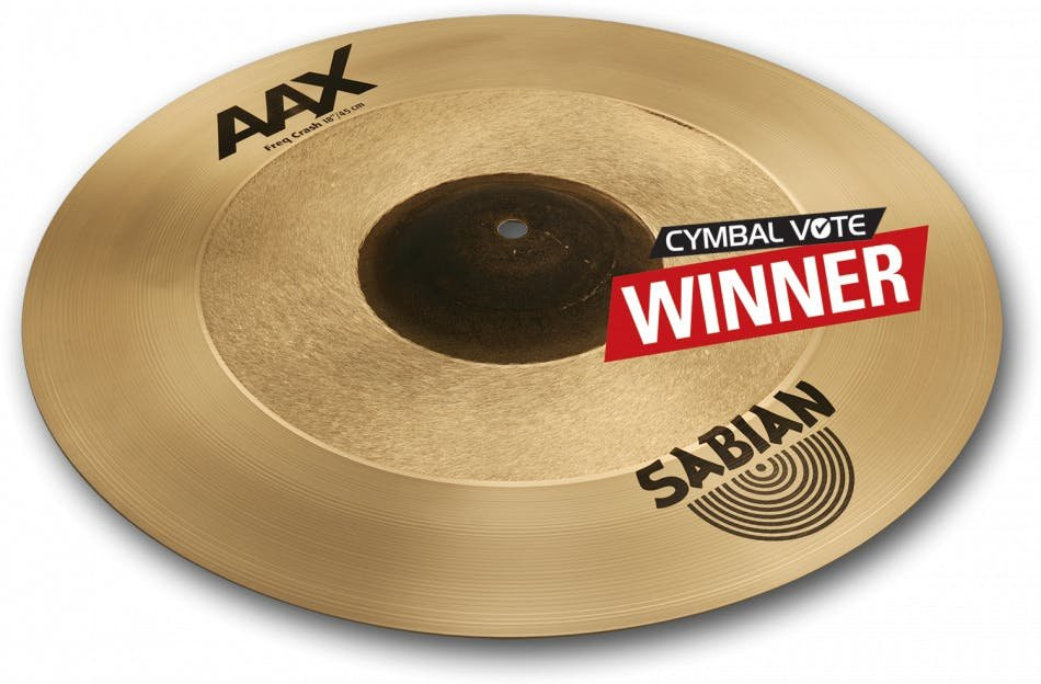 Sabian 18" AAX Frequency Crash Cymbal Sabian 18" AAX Frequency Crash Cymbal