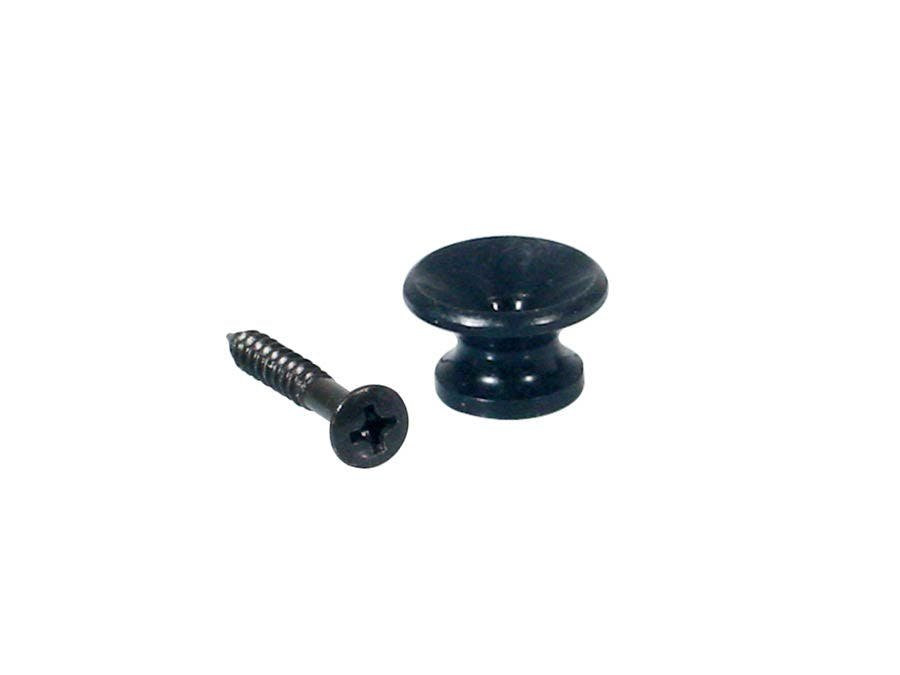Metal Guitar Strap Buttons 13mm in Black x2 (V-Model) Metal Guitar Strap Buttons 13mm in Black x2 (V-Model)