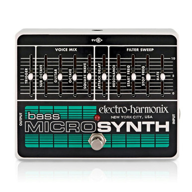 ベース electro-harmonix BASS MONO SYNTH Electro-Harmonix Bass Mono Synth Synthesizer Pedal | Sweetwater
