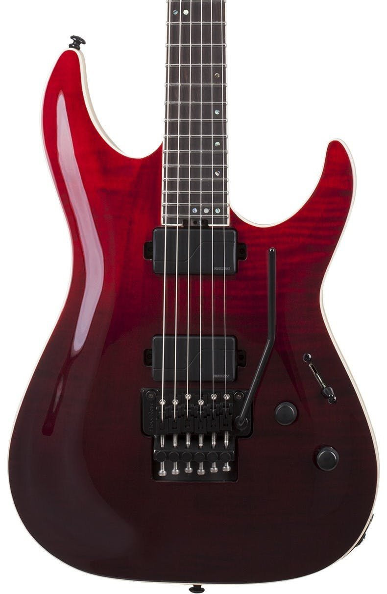 Schecter C-1 FR SLS Elite Electric Guitar in Blood Burst Schecter C-1 FR SLS Elite Electric Guitar in Blood Burst