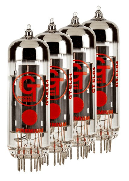 Groove Tubes GT-EL84-S Medium Quartet Amp Tubes Groove Tubes GT-EL84-S Medium Quartet Amp Tubes