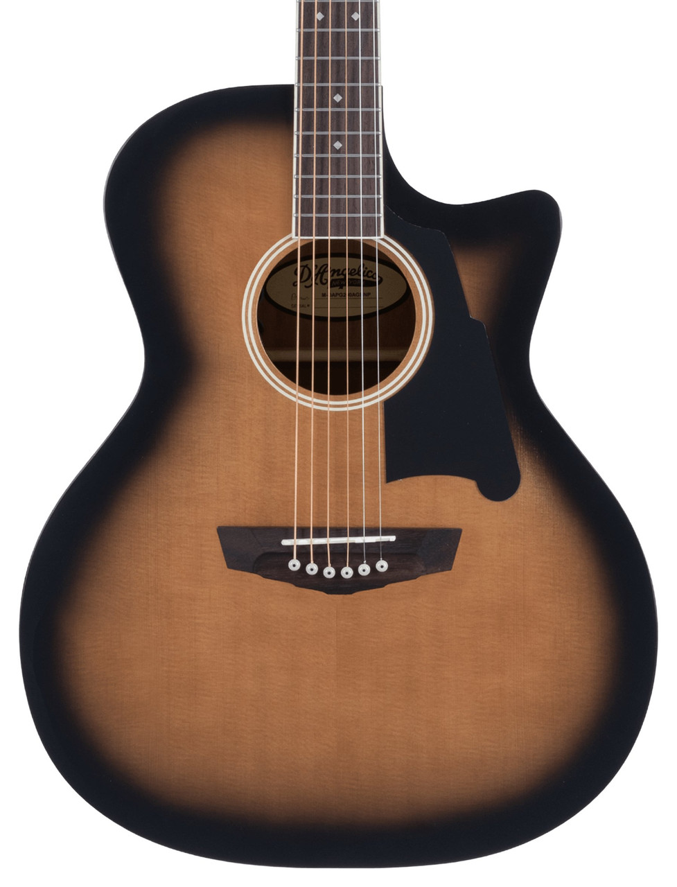 D'Angelico Premier Gramercy Grand Auditorium CE Acoustic Guitar in Aged Burst