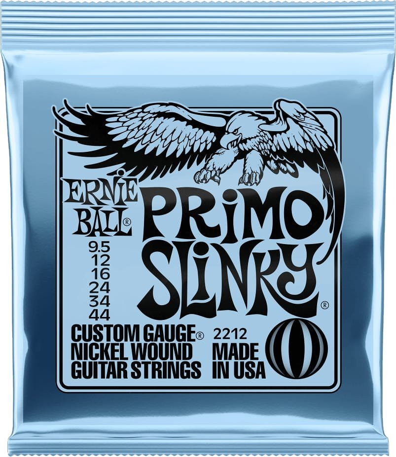 Ernie Ball Primo Slinky Electric Guitar Strings 9.5 - 44 gauge Ernie Ball Primo Slinky Electric Guitar Strings 9.5 - 44 gauge