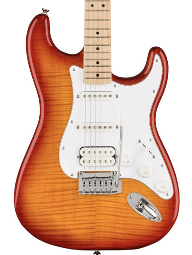 Squier Affinity Stratocaster FMT HSS Electric Guitar in Sienna
