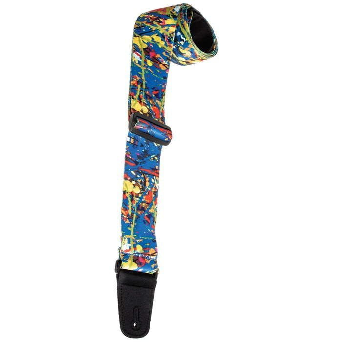 Henry Heller Artist Series Sublimation Guitar Strap in Splatter