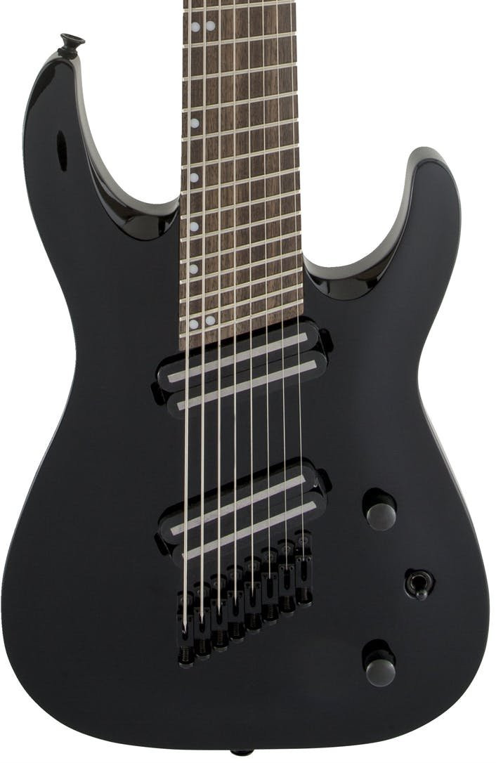 Jackson JS32-8 DKA Archtop 8-String in Satin Black with Amaranth