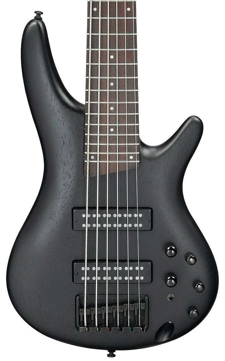 Ibanez SR306EB 6-String Bass Guitar in Weathered Black