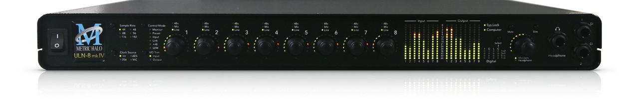Metric Halo ULN8 mkIV USB-C Audio Interface with 8 Boutique Preamps
