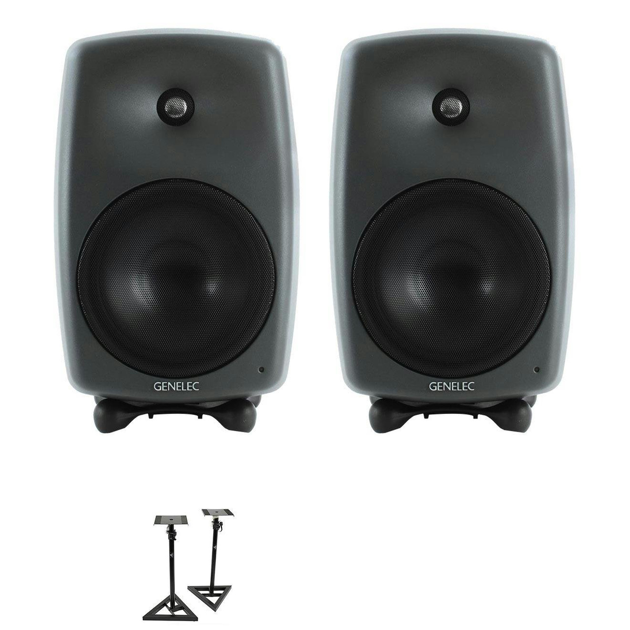 Genelec 8050 Studio Monitor Bundle with Stands