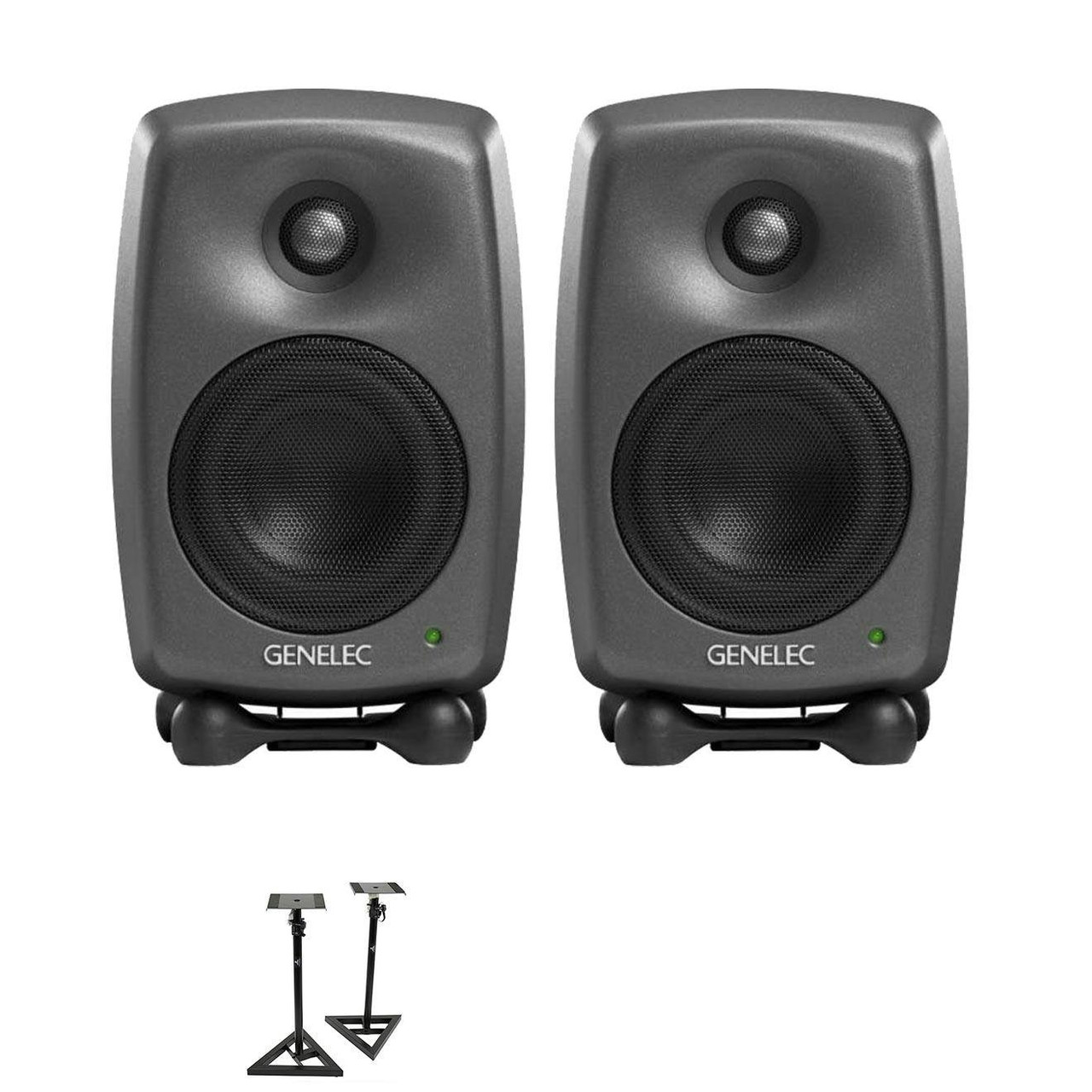 Genelec GE8020DPM Studio Monitor Bundle with Speaker Stands Genelec GE8020DPM Studio Monitor Bundle with Speaker Stands