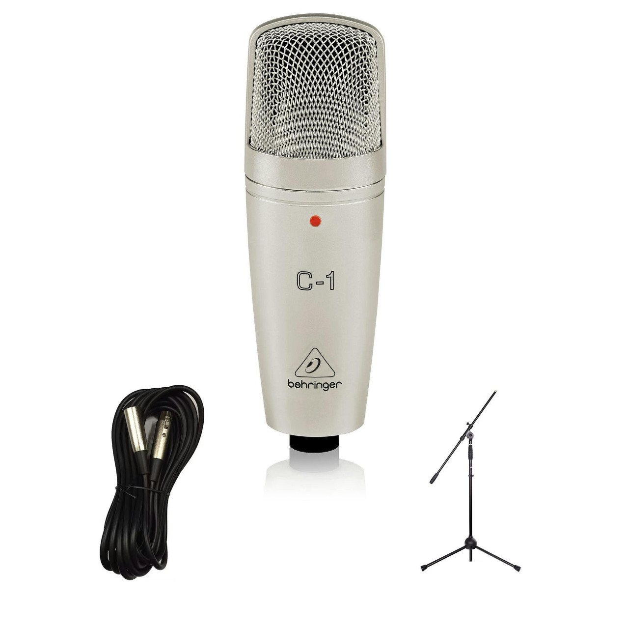 Behringer C1 Studio Condenser Microphone Bundle with Cable and Stand Behringer C1 Studio Condenser Microphone Bundle with Cable and Stand