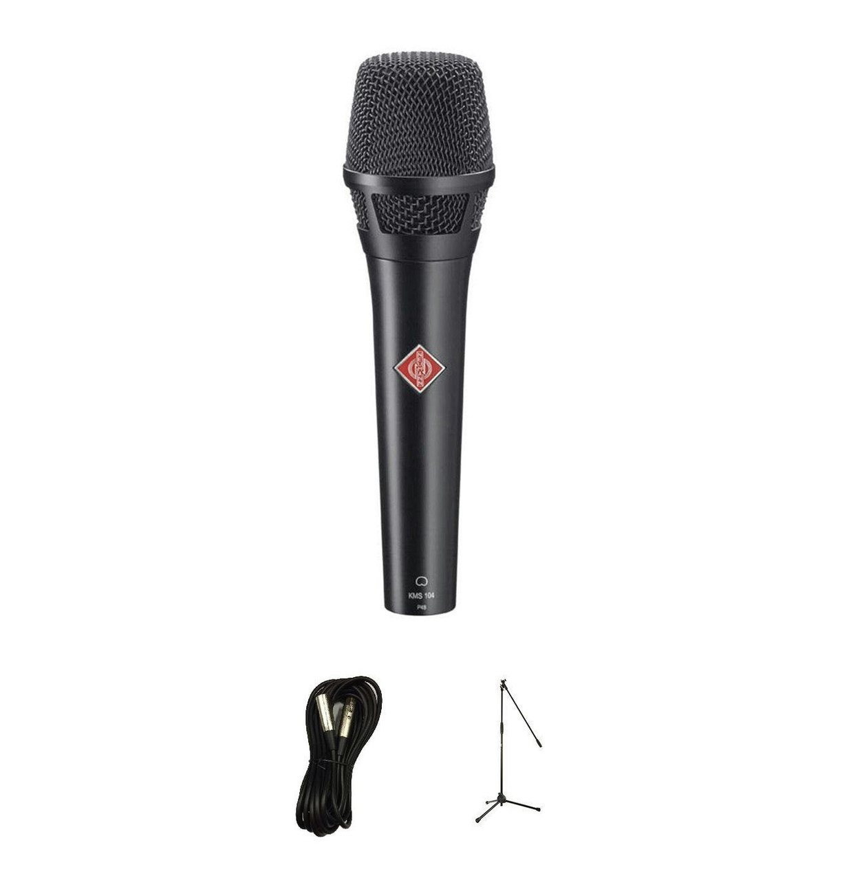 Neumann KMS104MT Cardioid Condenser Microphone Bundle with Mic Stand and XLR Cable
