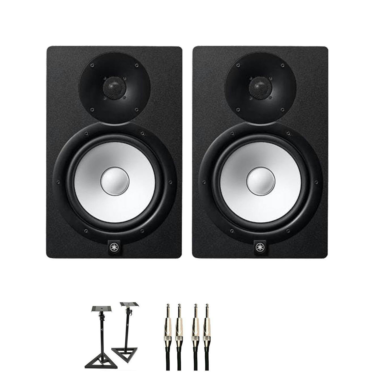 Yamaha HS8 Monitor Bundle in Black with Speaker Stands Yamaha HS8 Monitor Bundle in Black with Speaker Stands