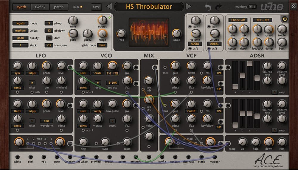 u-he Ace Virtual Modular Synthesizer Plugin