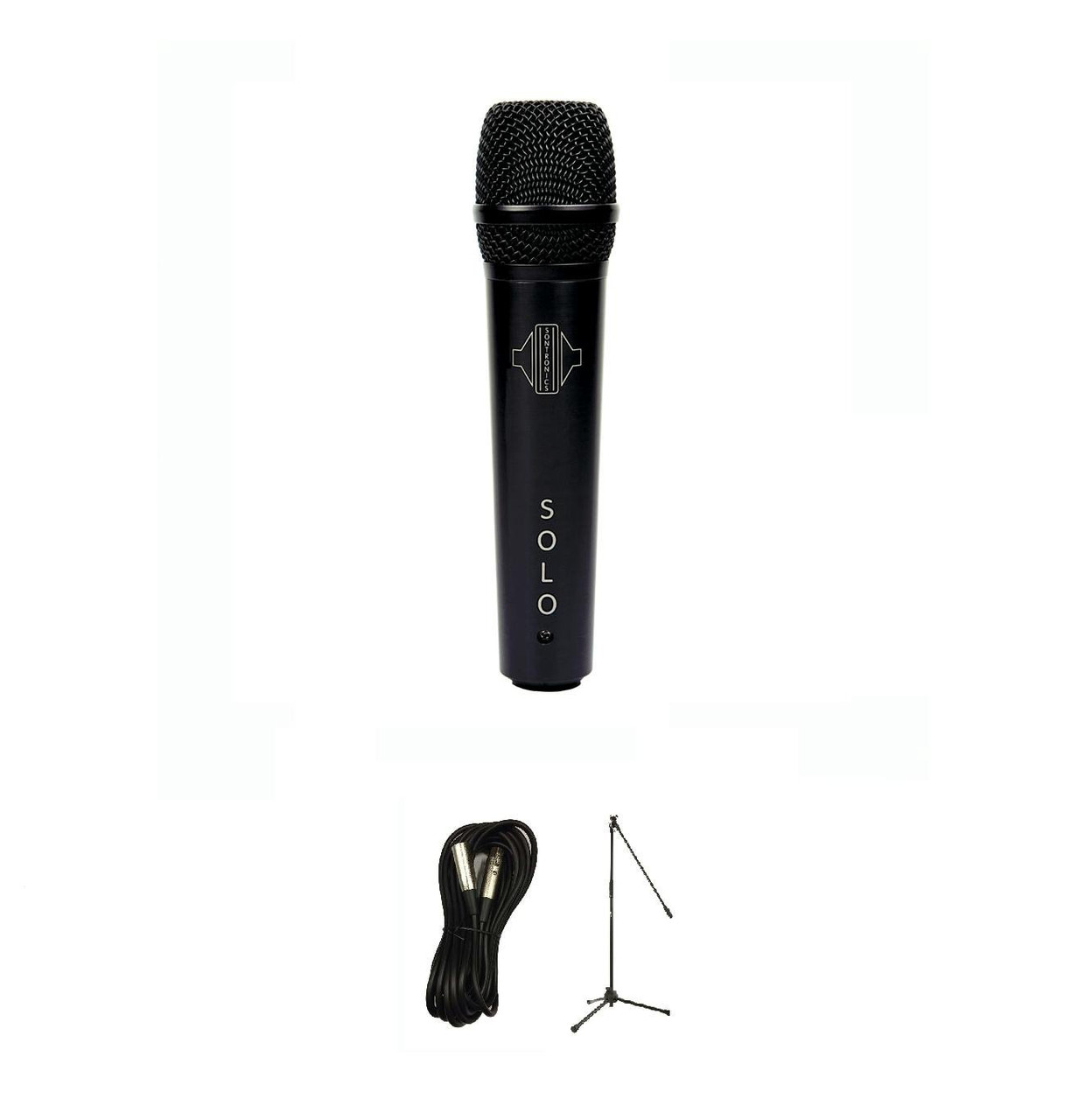 Sontronics SOLO Supercardiod Vocal Microphone Bundle with Stand and XLR Cable Sontronics SOLO Supercardiod Vocal Microphone Bundle with Stand and XLR Cable