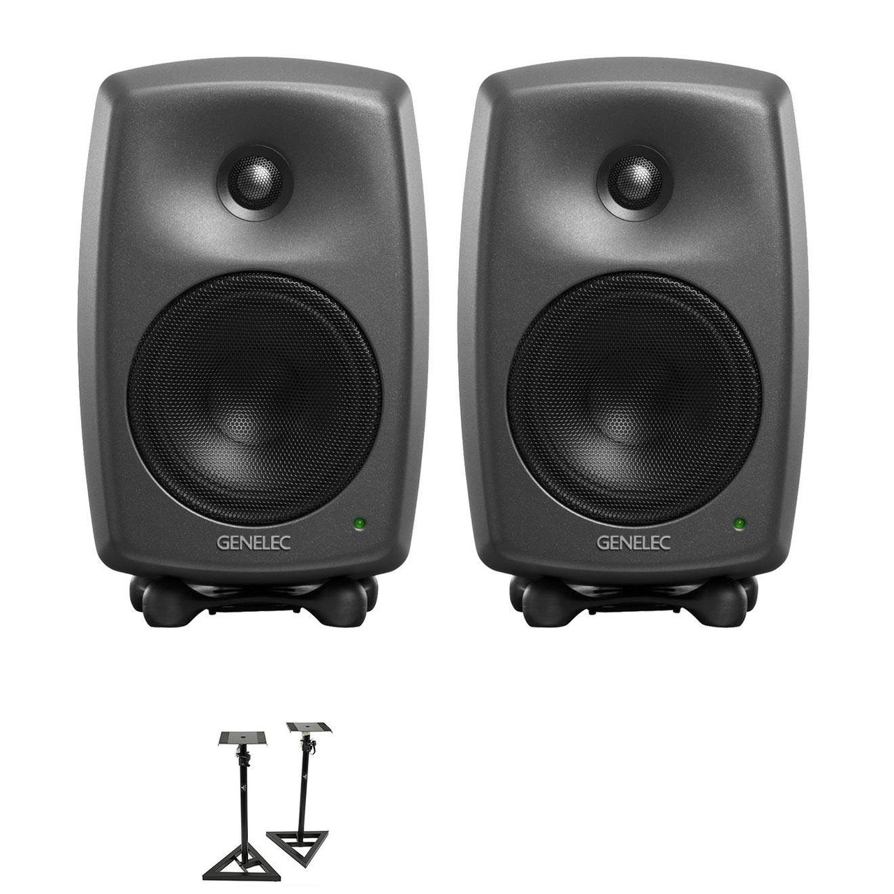 Genelec 8030 Studio Monitor Bundle with Stands Genelec 8030 Studio Monitor Bundle with Stands