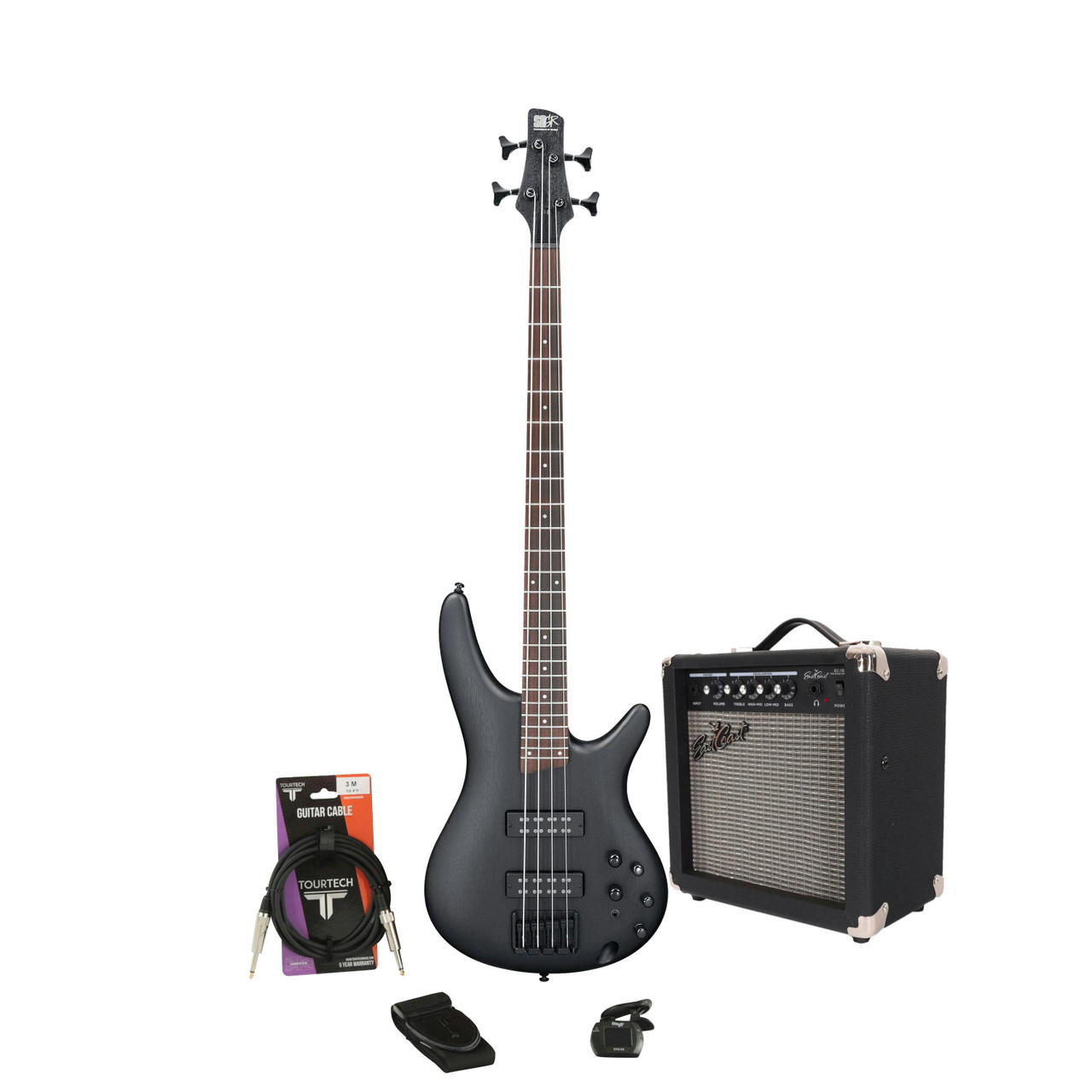Ibanez SR300EB-WK SRBASS 4 string Maple Body Withered Black Starter Pack with 15w Amp & Accessories Ibanez SR300EB-WK SRBASS 4 string Maple Body Withered Black Starter Pack with 15w Amp & Accessories