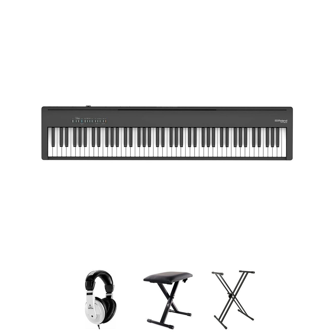 Roland FP-30X Digital Piano in Black Bundle 1
