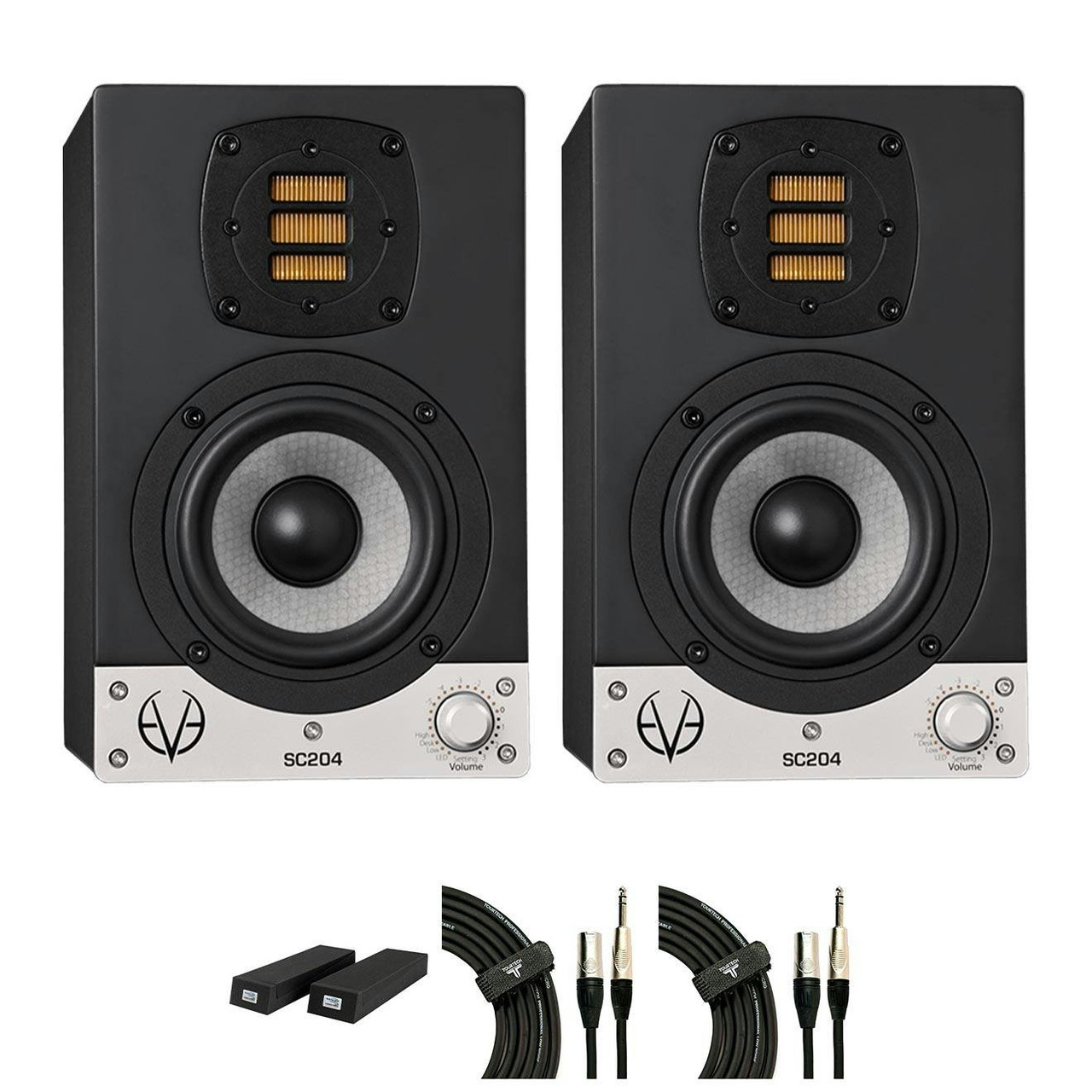 Speaker bundle for Eve Audio SC204 plus vibro pads and cables Speaker bundle for Eve Audio SC204 plus vibro pads and cables