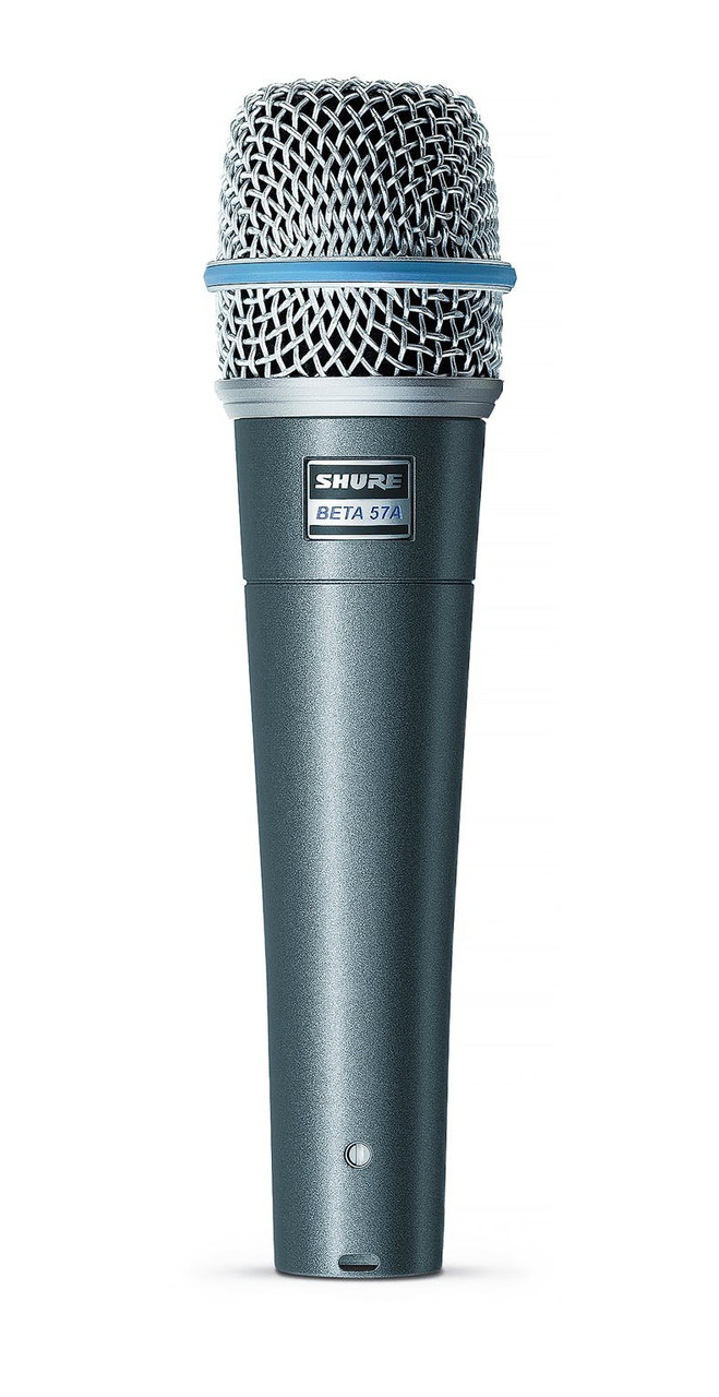 Shure Beta 57 Microphone Bundle with Mic Stand & XLR Cable