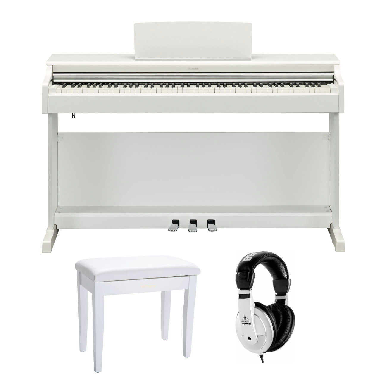 Yamaha YDP-165WH Digital Piano in White Bundle Yamaha YDP-165WH Digital Piano in White Bundle
