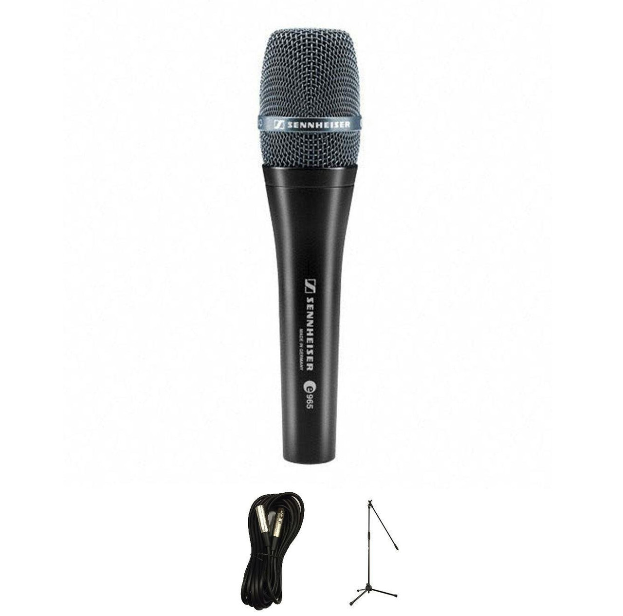 Sennheiser E965 Microphone Bundle with Mic Stand & XLR Cable