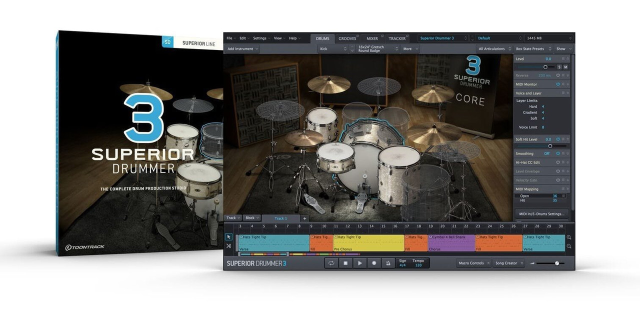 Toontrack Superior Drummer 3 (Download) Toontrack Superior Drummer 3 (Download)
