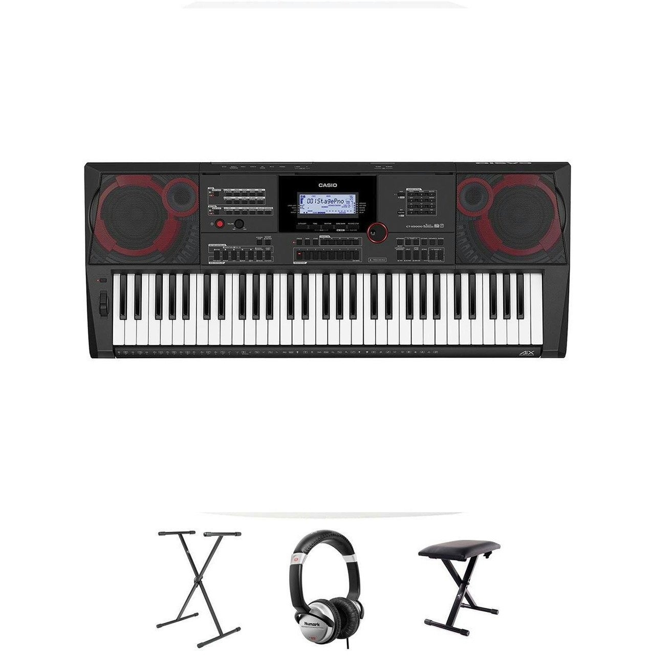 Casio CT-X5000 Digital Piano in Black Bundle 1