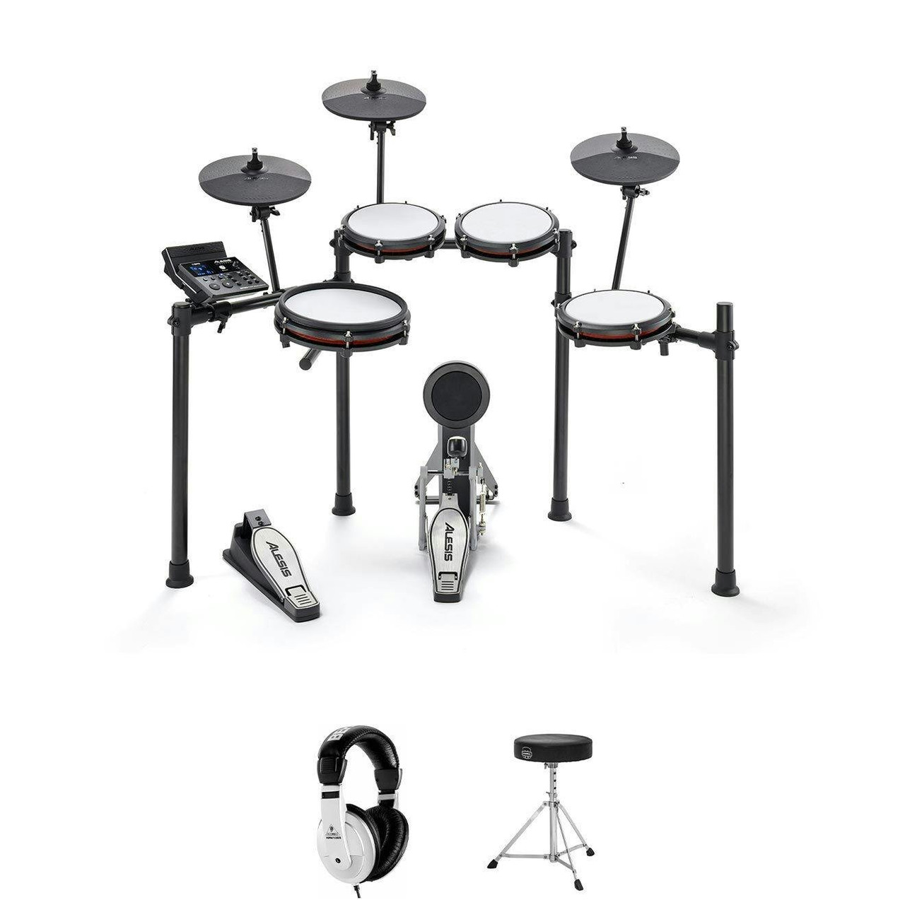 Alesis Nitro Max Electronic Drum Kit inc. Throne & Headphones Alesis Nitro Max Electronic Drum Kit inc. Throne & Headphones