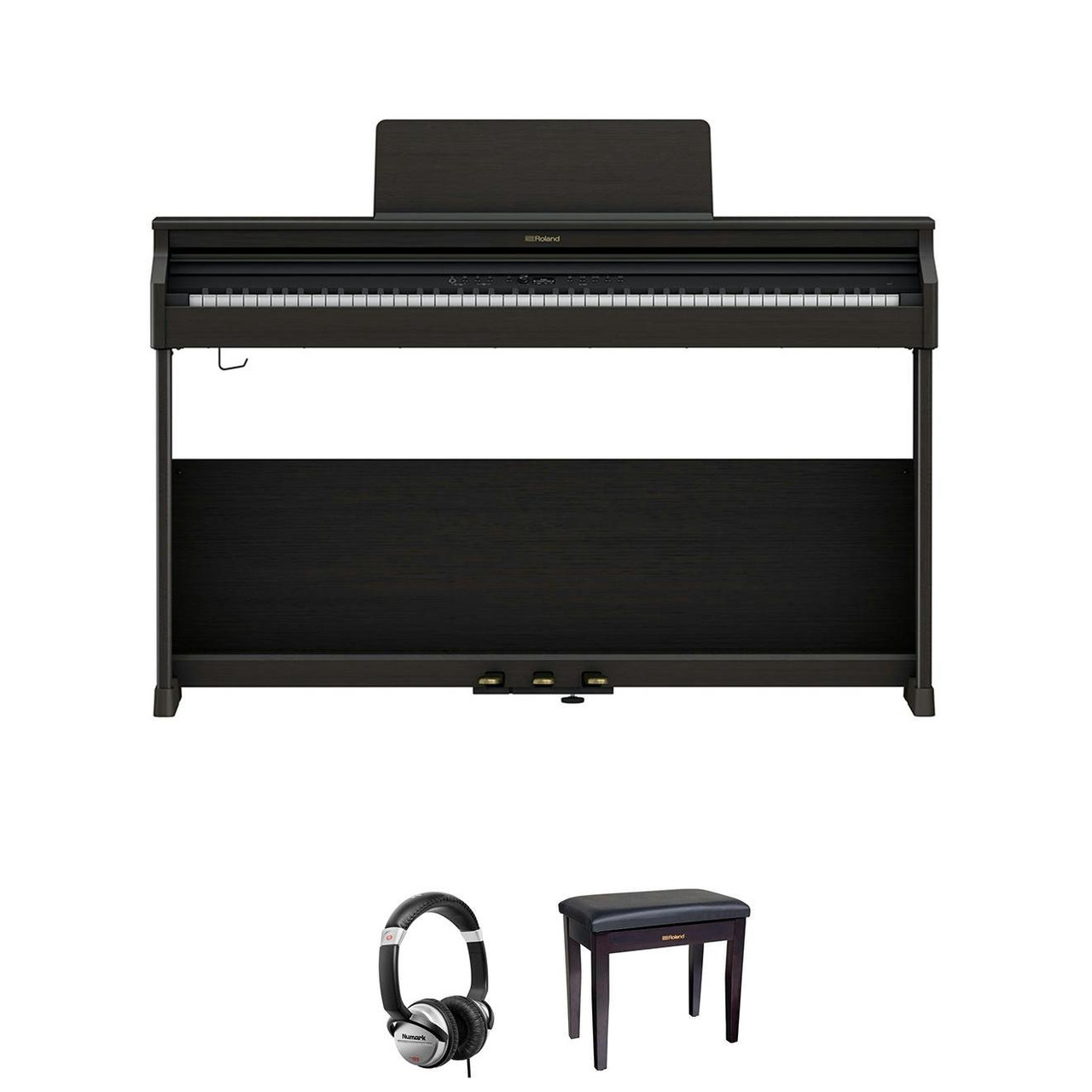 Roland RP701 Digital Piano in Dark Rosewood Bundle 2