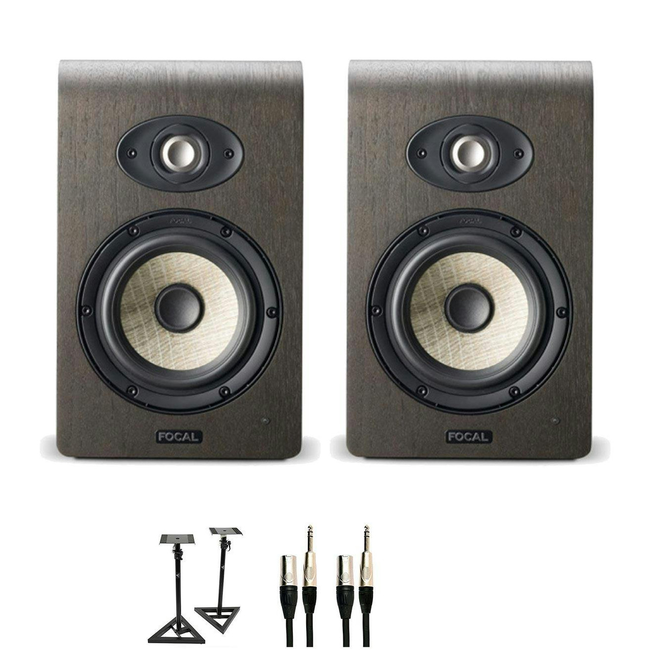 Focal Shape 50 Monitor Speaker Bundle with Stands and Cables Focal Shape 50 Monitor Speaker Bundle with Stands and Cables