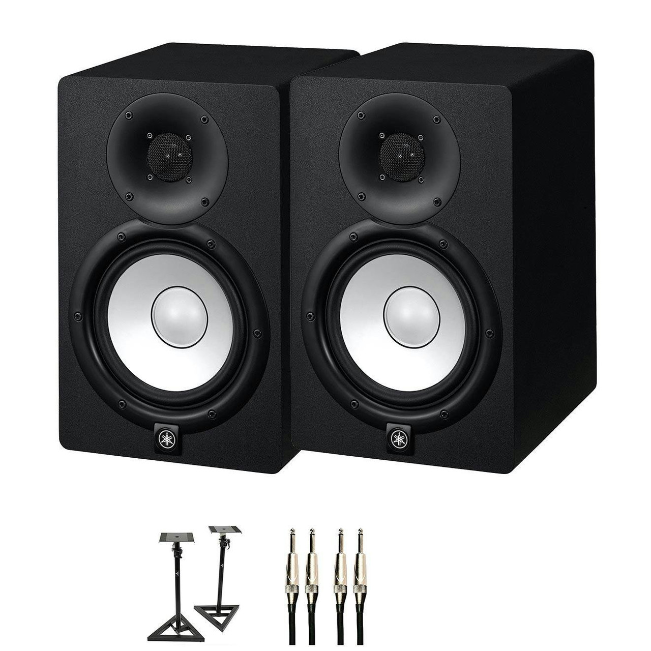 Yamaha HS7 Monitor Speaker Bundle in Black with Speaker Stands Yamaha HS7 Monitor Speaker Bundle in Black with Speaker Stands