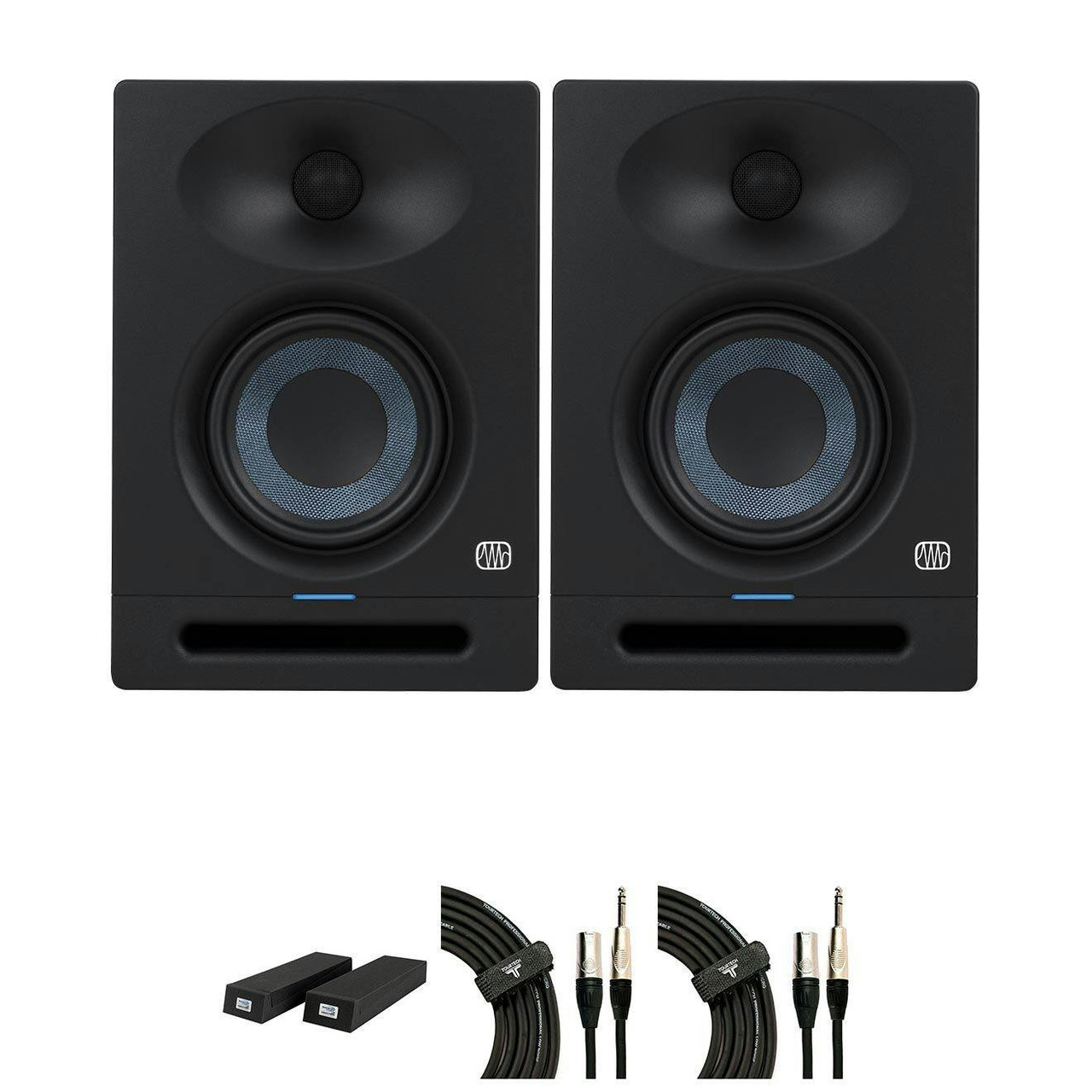 Presonus Eris Studio 4 Monitor Bundle With Foam Speaker Pads and Cables Presonus Eris Studio 4 Monitor Bundle With Foam Speaker Pads and Cables