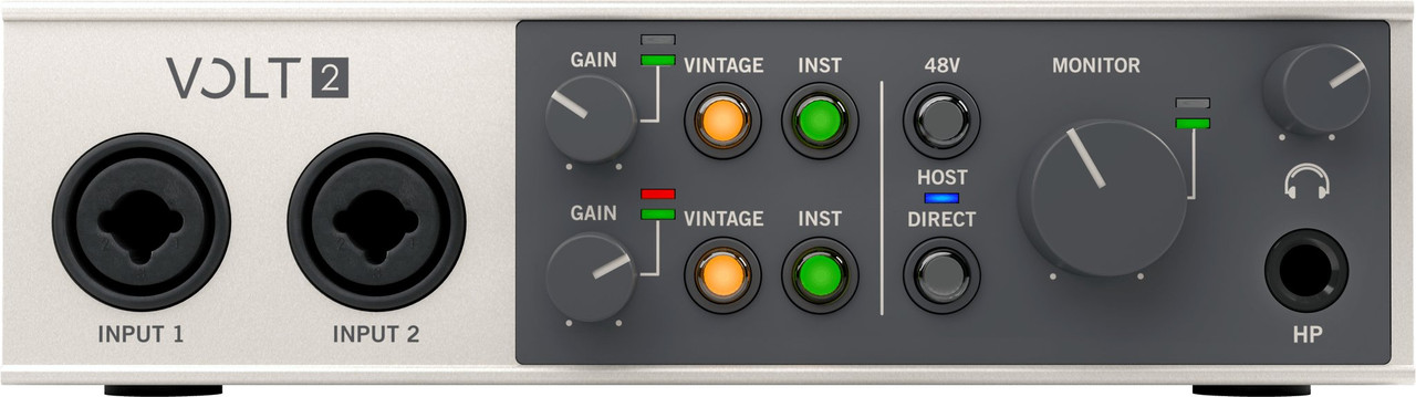 Universal Audio Volt 2 2-in/2-out USB 2.0 Audio Interface Universal Audio Volt 2 2-in/2-out USB 2.0 Audio Interface