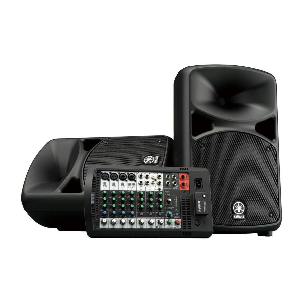 Yamaha StagePas 600BT Speakers Bundle with Stands
