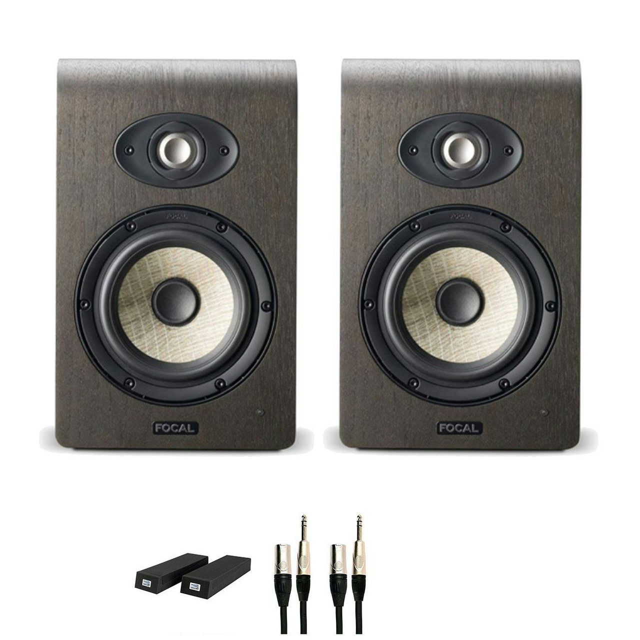 Focal Shape 50 Monitor Speakers Bundle with RoXdon Monitor Pads and cables Focal Shape 50 Monitor Speakers Bundle with RoXdon Monitor Pads and cables