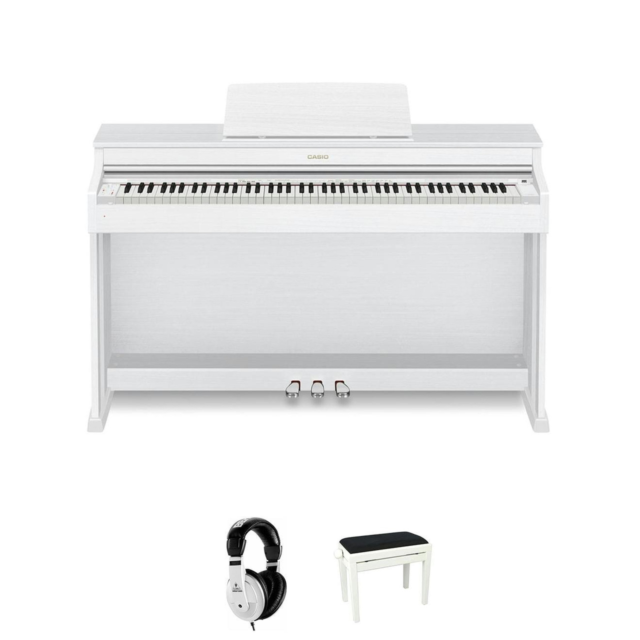 Casio AP-470 Digital Piano in White Bundle Casio AP-470 Digital Piano in White Bundle