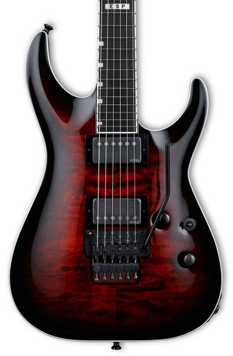 ESP E-II Horizon FR-II in See Thru Black Cherry Sunburst