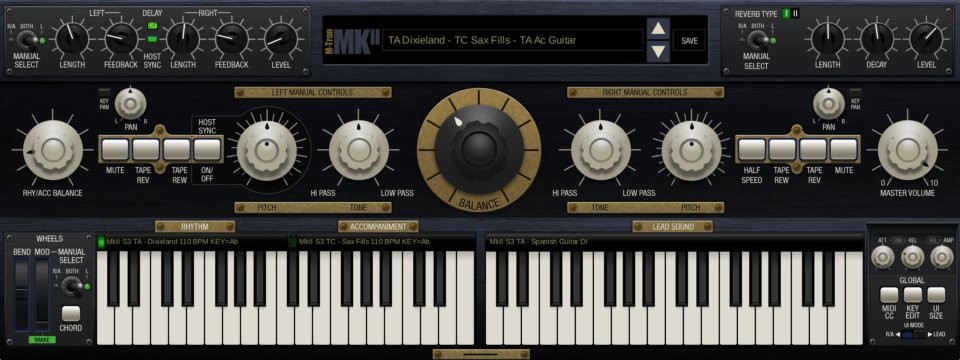 GForce M-Tron MkII - Mellotron and Chamberlin Emulator Plugin