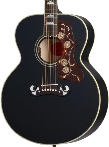 Gibson Elvis SJ-200 Electro Acoustic Guitar in Ebony - Andertons