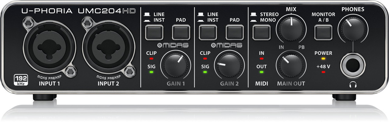 Behringer UMC404HD USB Audio Interface - Andertons Music Co.