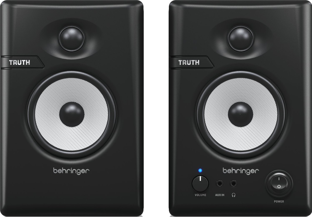 Behringer Truth Audiophile 3.5" Studio Monitors with Bluetooth Connectivity and Advanced Waveguide Technology Behringer Truth Audiophile 3.5" Studio Monitors with Bluetooth Connectivity and Advanced Waveguide Technology