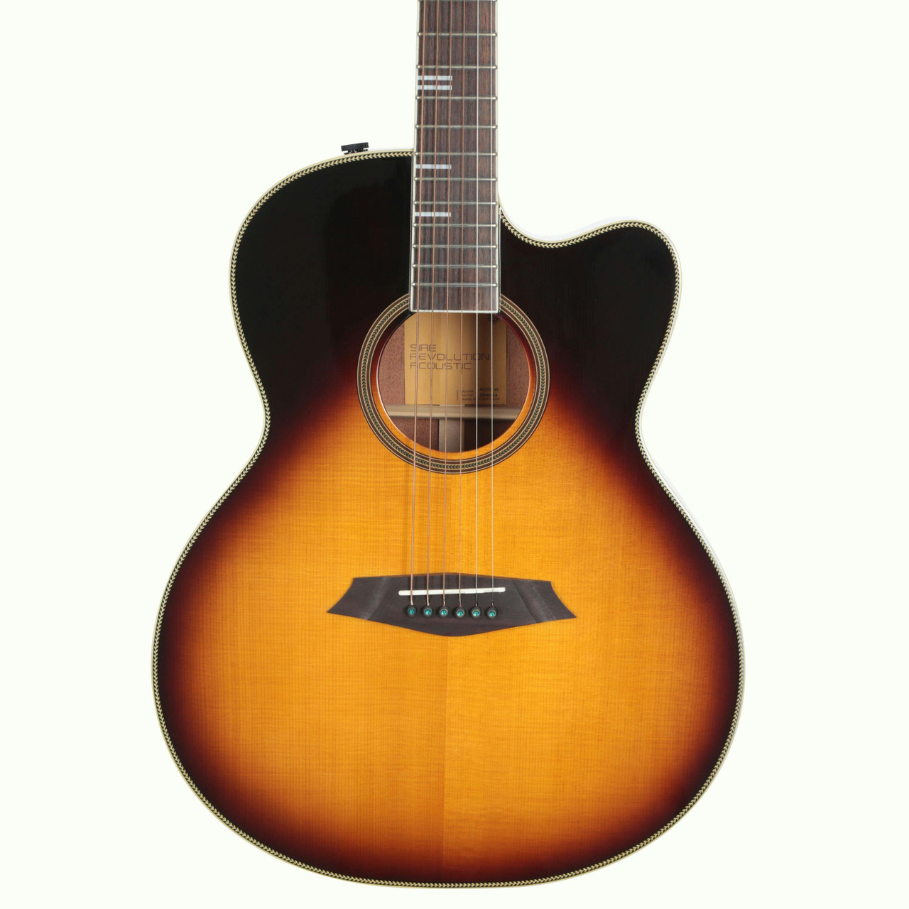 Sire Larry Carlton A4 Grand Auditorium Electro Acoustic in Vintage Sunburst