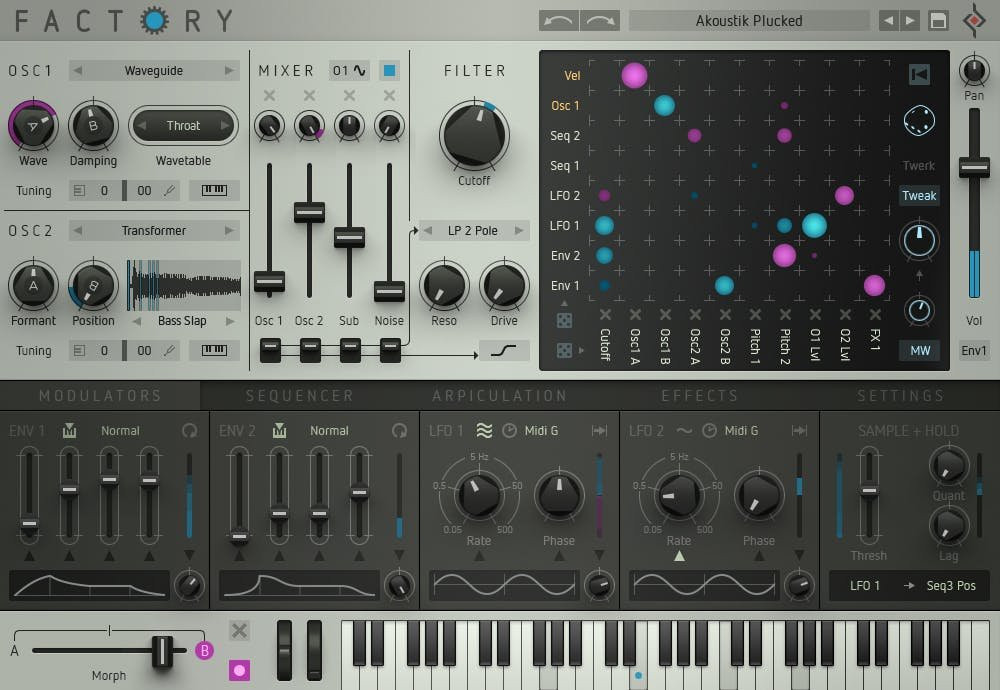 Sugar Bytes Factory Polyphonic Synthesizer