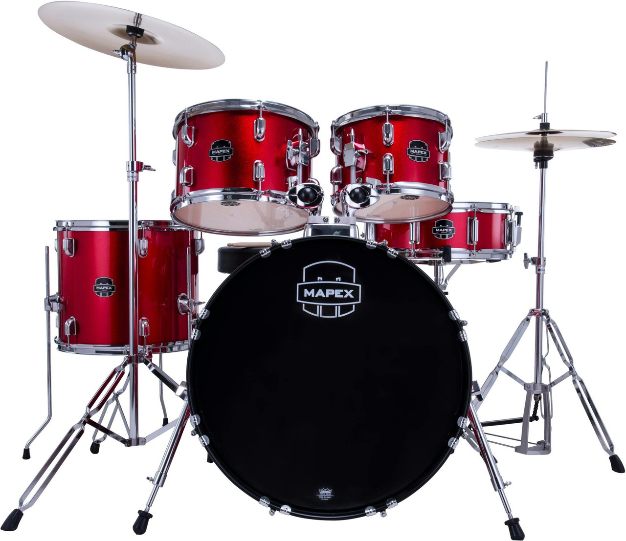 Tama Club Jam Pancake Drum Kit in Hairline Black - Andertons Music Co.