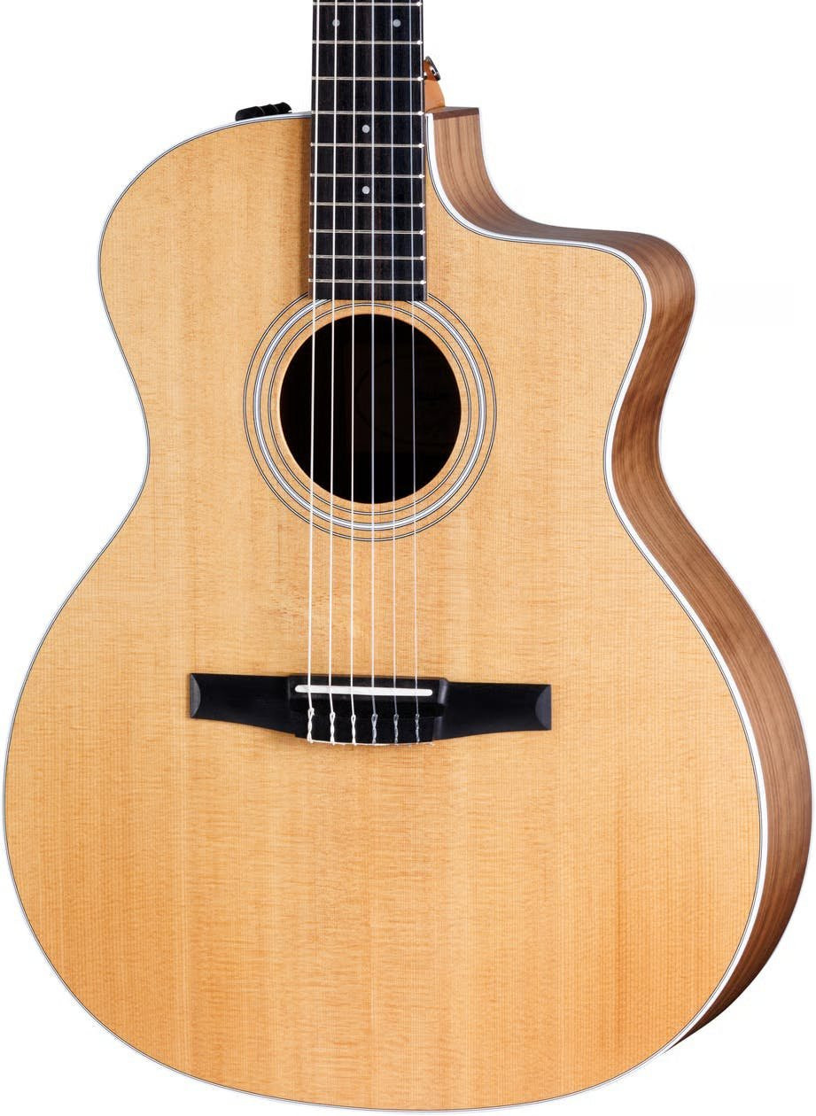 Taylor 214ce-N Grand Auditorium Cutaway Electro Acoustic Classical Guitar in Natural Taylor 214ce-N Grand Auditorium Cutaway Electro Acoustic Classical Guitar in Natural