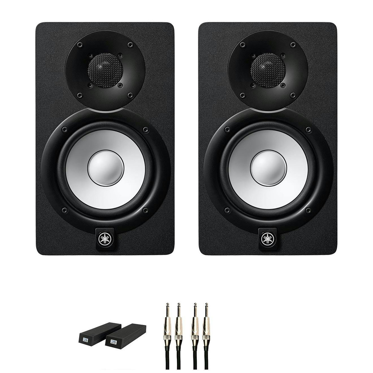 Yamaha HS5 Powered Vibropad Monitor Bundle in Black Yamaha HS5 Powered Vibropad Monitor Bundle in Black