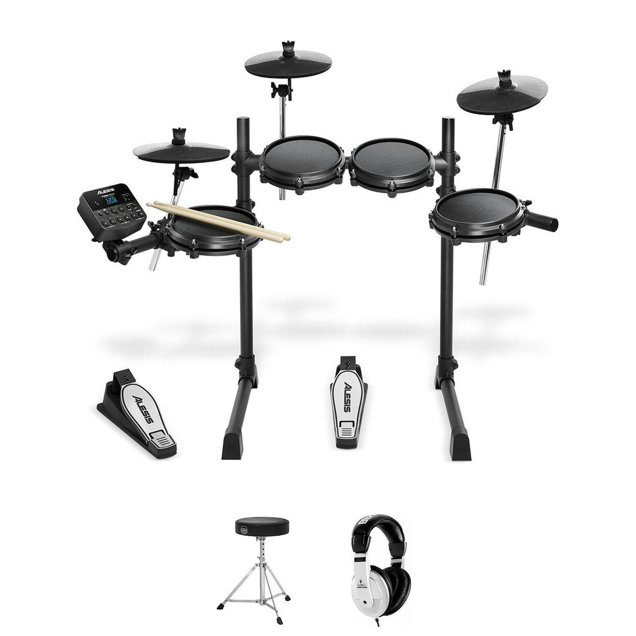 Alesis Turbo Mesh Electronic Drum Kit Bundle Package Alesis Turbo Mesh Electronic Drum Kit Bundle Package