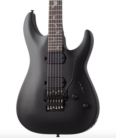 Schecter Omen Extreme 6 FR Electric Guitar in See-Thru Black