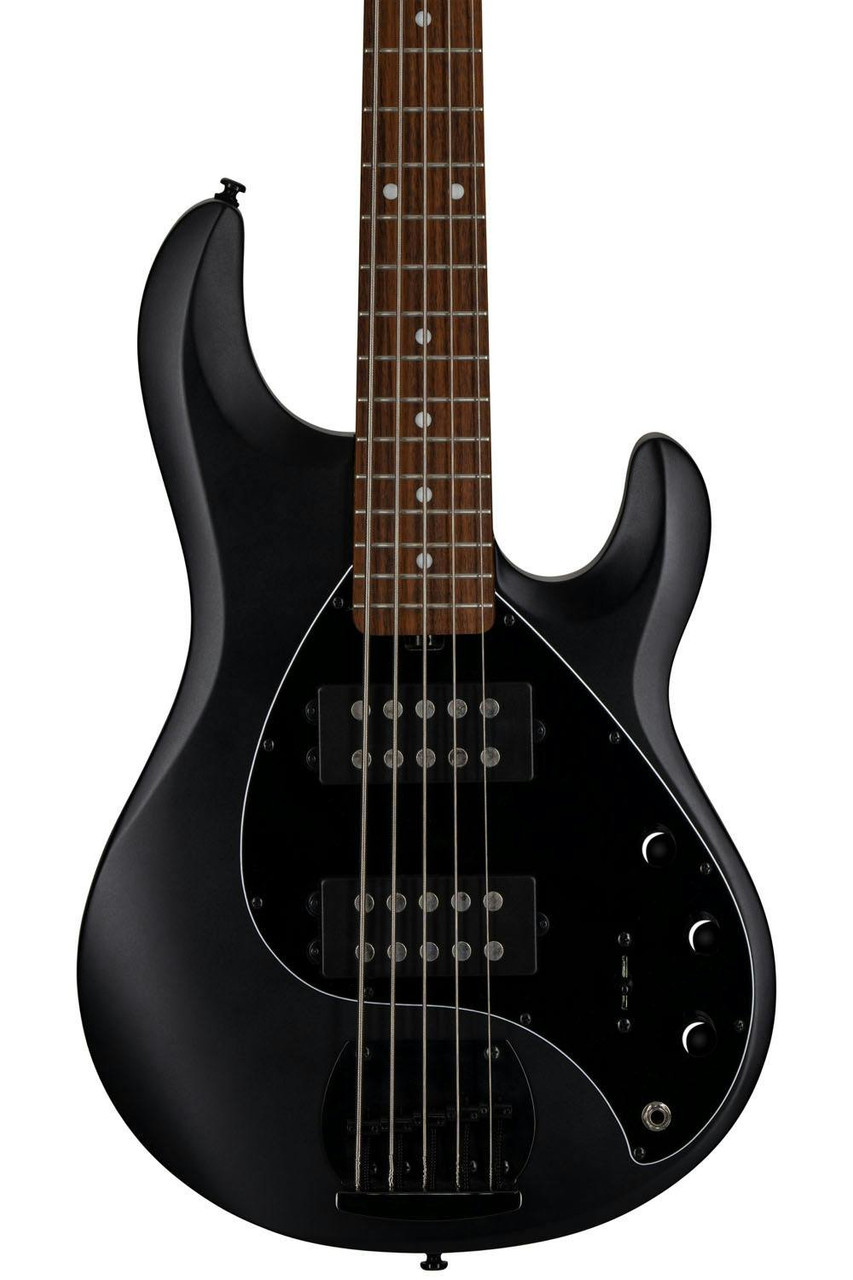 Sterling by Music Man Sub Stingray Ray5HH 5-String Bass Guitar in Stealth Black Sterling by Music Man Sub Stingray Ray5HH 5-String Bass Guitar in Stealth Black
